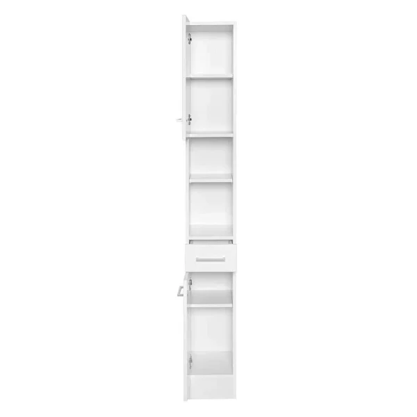 Weißer Stauraum Hochschrank Fürs Bad – Skiranov 4
